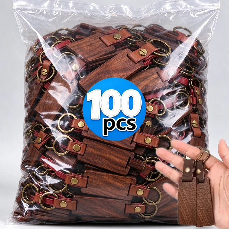 5-100pcs New Funny DIY Handmad - Wood Ring Blank recension och pris