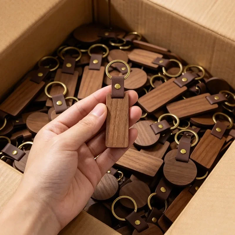 5-100pcs New Funny DIY Handmad - Wood Ring Blank recension och pris