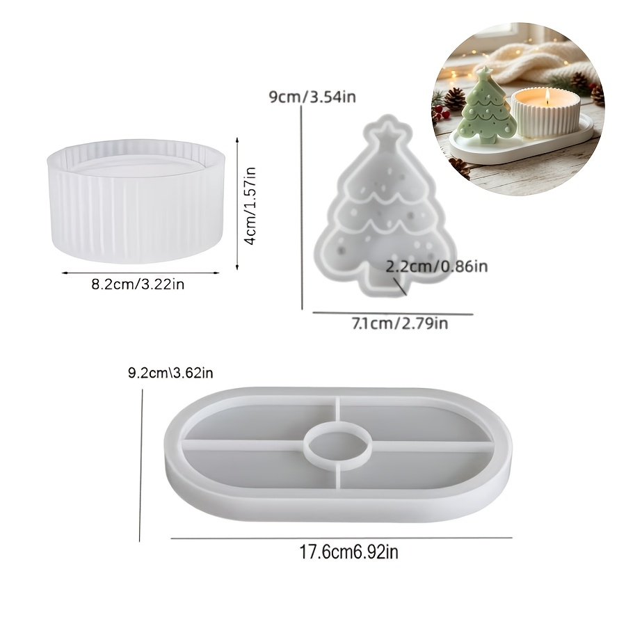 3-piece set resin silicone mol - Resin Craft Ideas recension och pris
