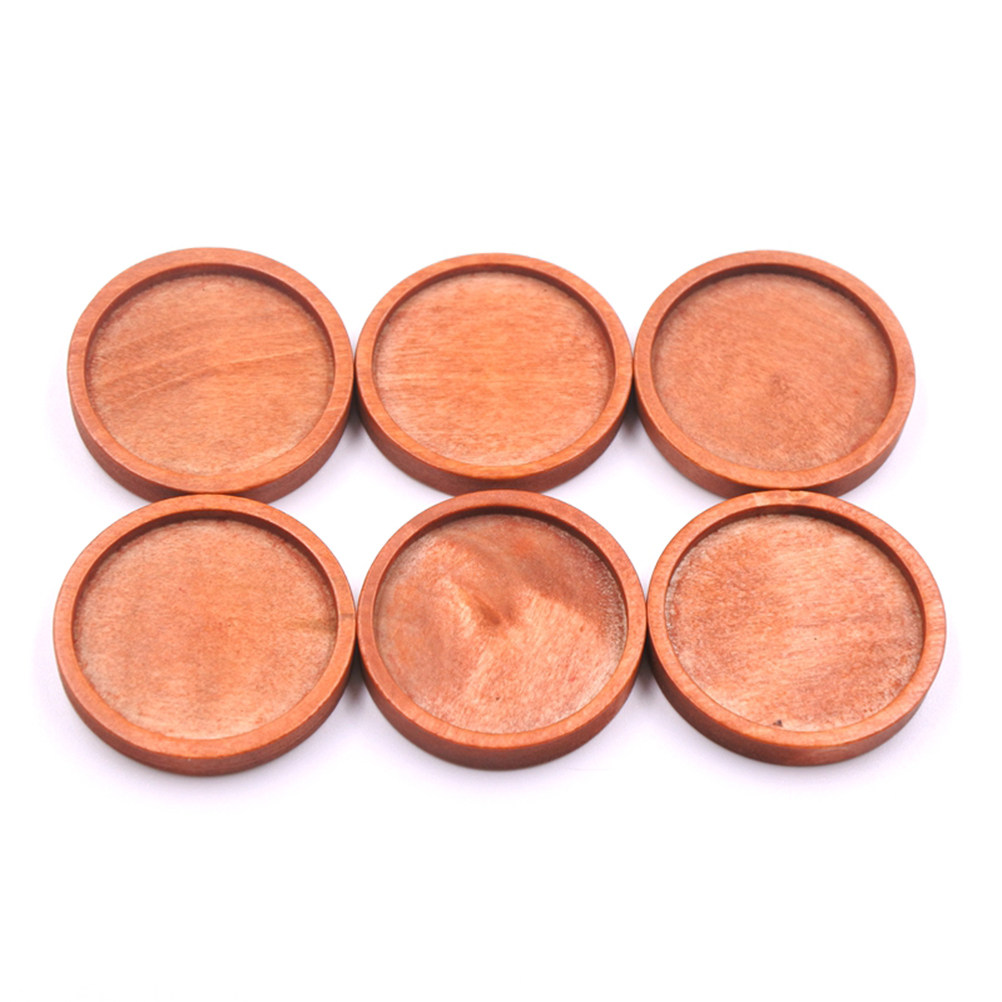 20Pcs Round Wood Jewelry Trays - Resin Crafts Diy recension och pris