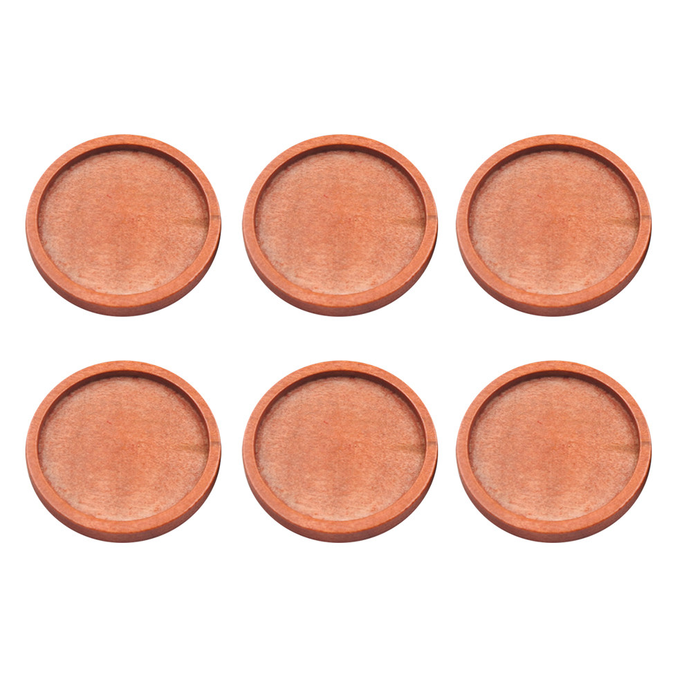 20Pcs Round Wood Jewelry Trays - Resin Crafts Diy recension och pris