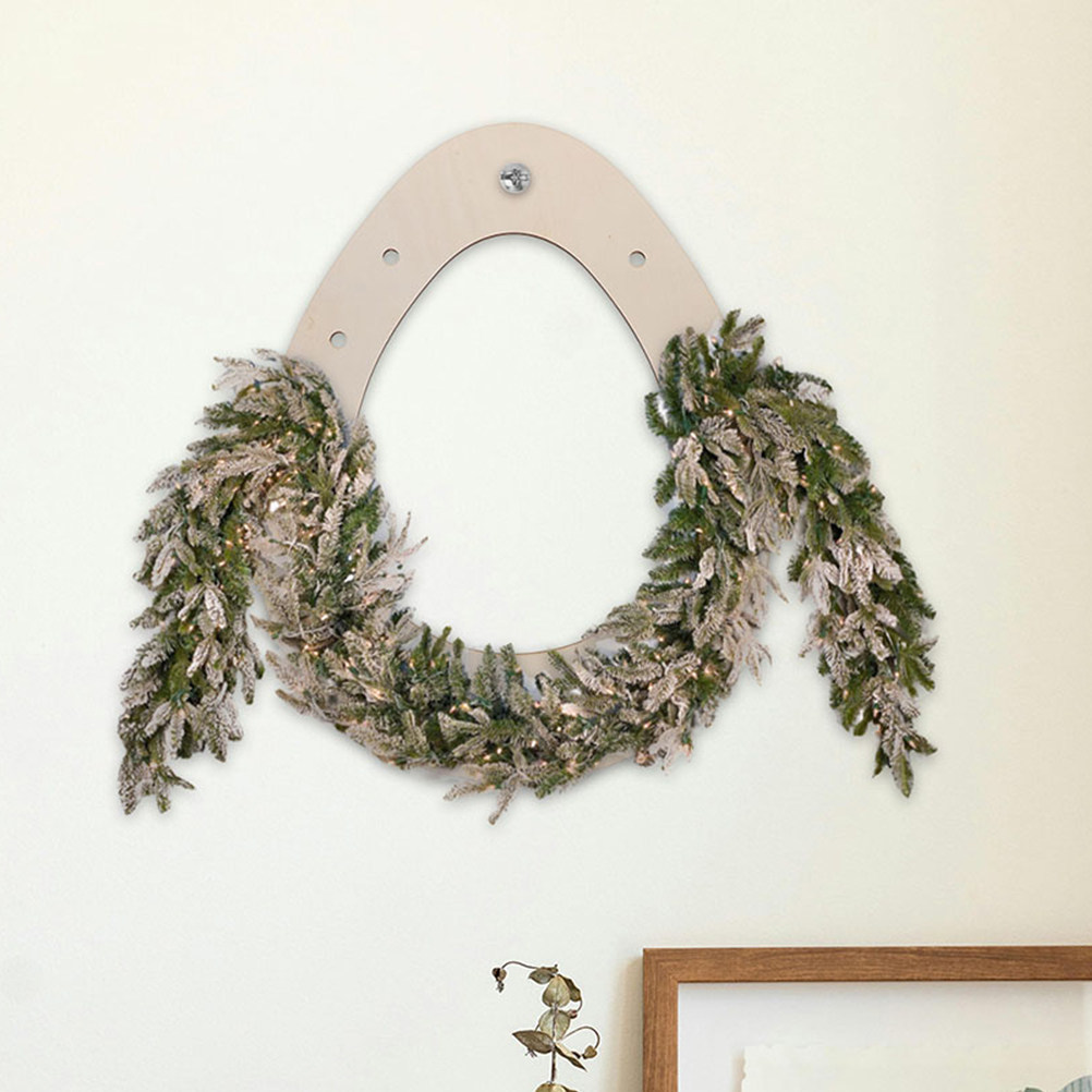DIY Easter Wreath Frame Egg Sh - Wood Ring Blank recension och pris