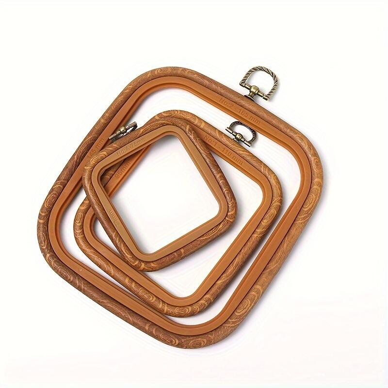 Square Decorative Fauxs Wood C - Wood Ring Blank recension och pris