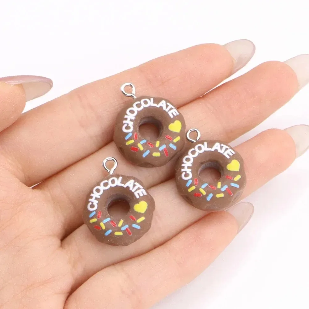 10Pcs Kawaii 3D Bread Donut Re - Resin Crafts Diy recension och pris