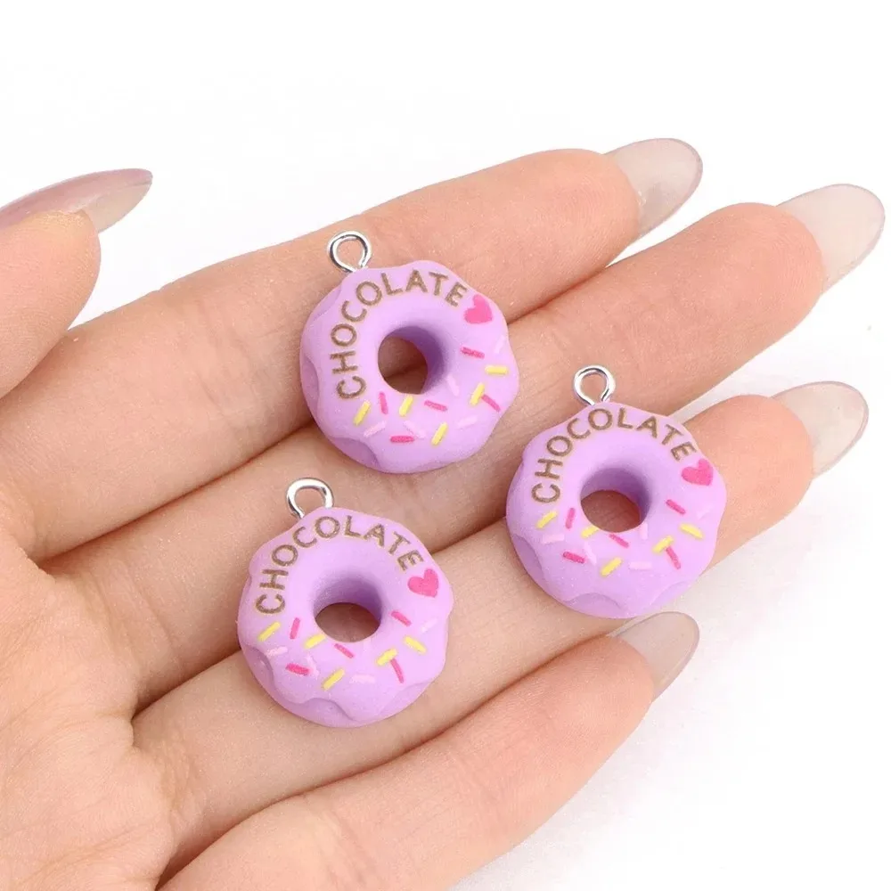 10Pcs Kawaii 3D Bread Donut Re - Resin Crafts Diy recension och pris