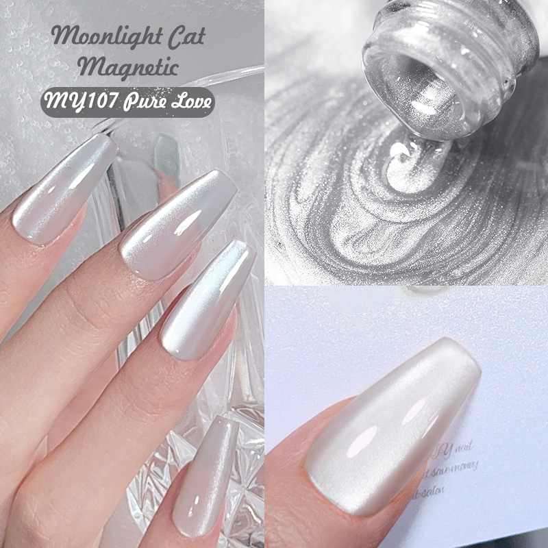 BORN PRETTY 6PCS Moonlight Cat - Resin Glitter Pack recension och pris