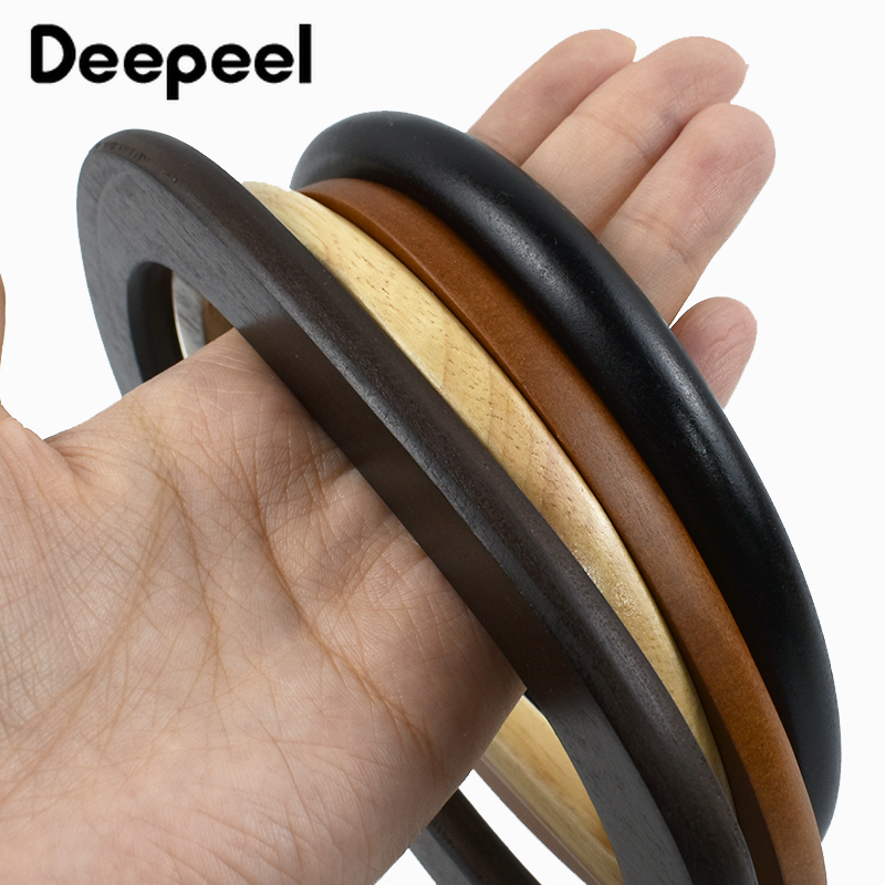 2Pcs Deepeel Solid Wood Bag Ha - Wood Ring Blank recension och pris
