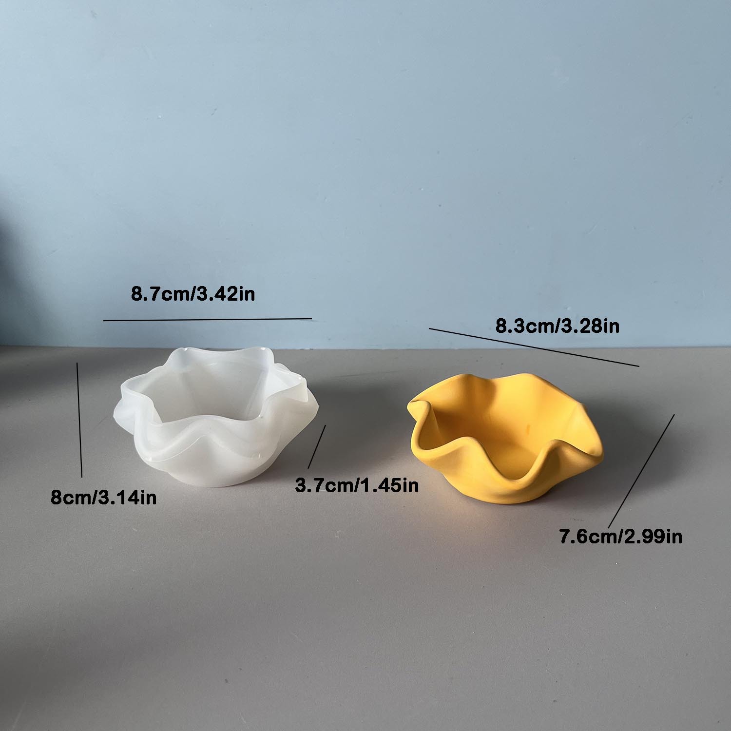 Creative Curved Edge Candle Bo - Resin Craft Ideas recension och pris