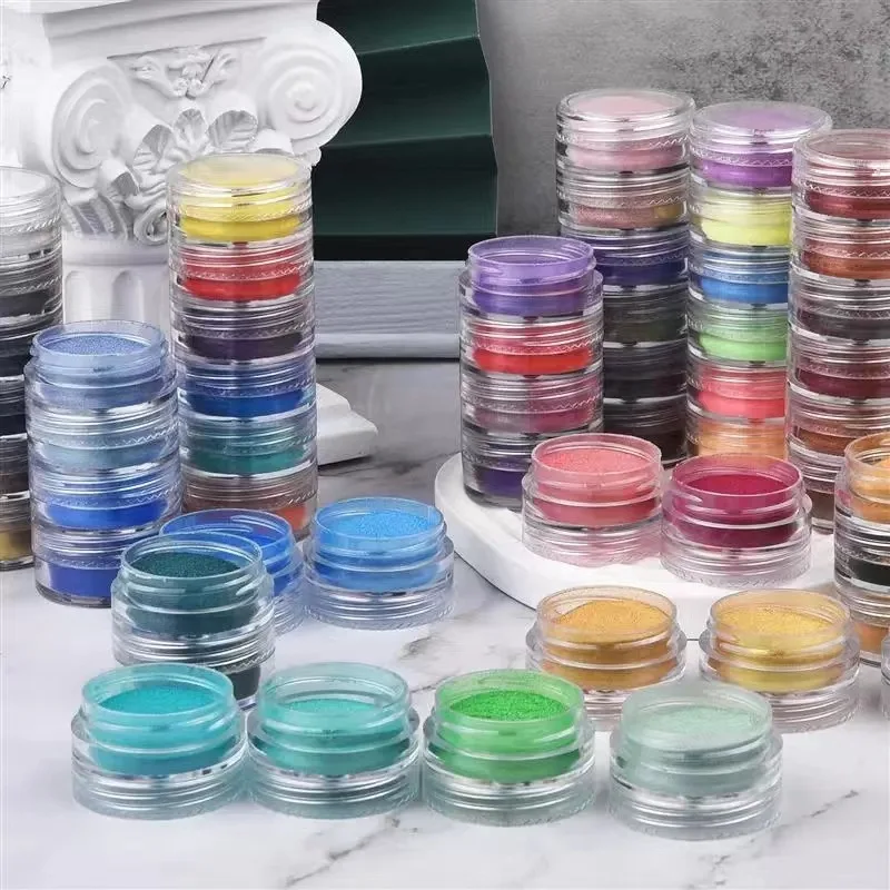6Pcs Aurora Pearlescent Glitte - Resin Glitter Pack recension och pris