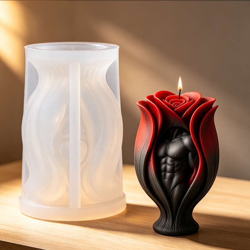 Rose Muscle Man Body Candle Si - Resin Craft Ideas recension och pris
