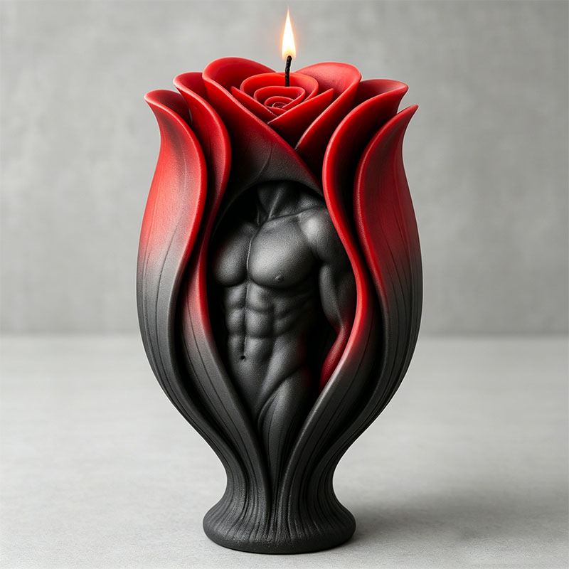 Rose Muscle Man Body Candle Si - Resin Craft Ideas recension och pris
