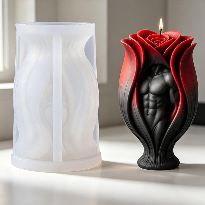 Rose Muscle Man Body Candle Si - Resin Craft Ideas recension och pris
